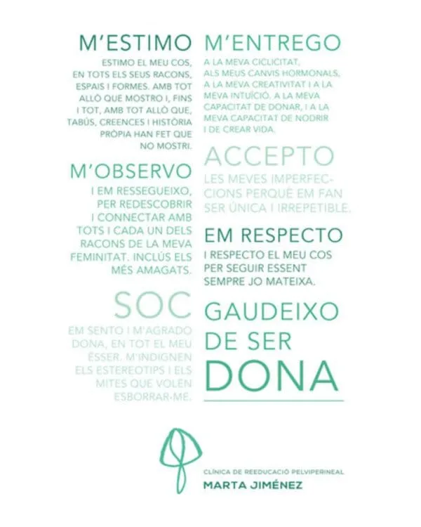 Manifiesto Disfruto de ser mujer